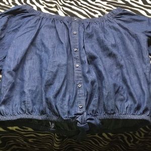 Off the shoulder shirt